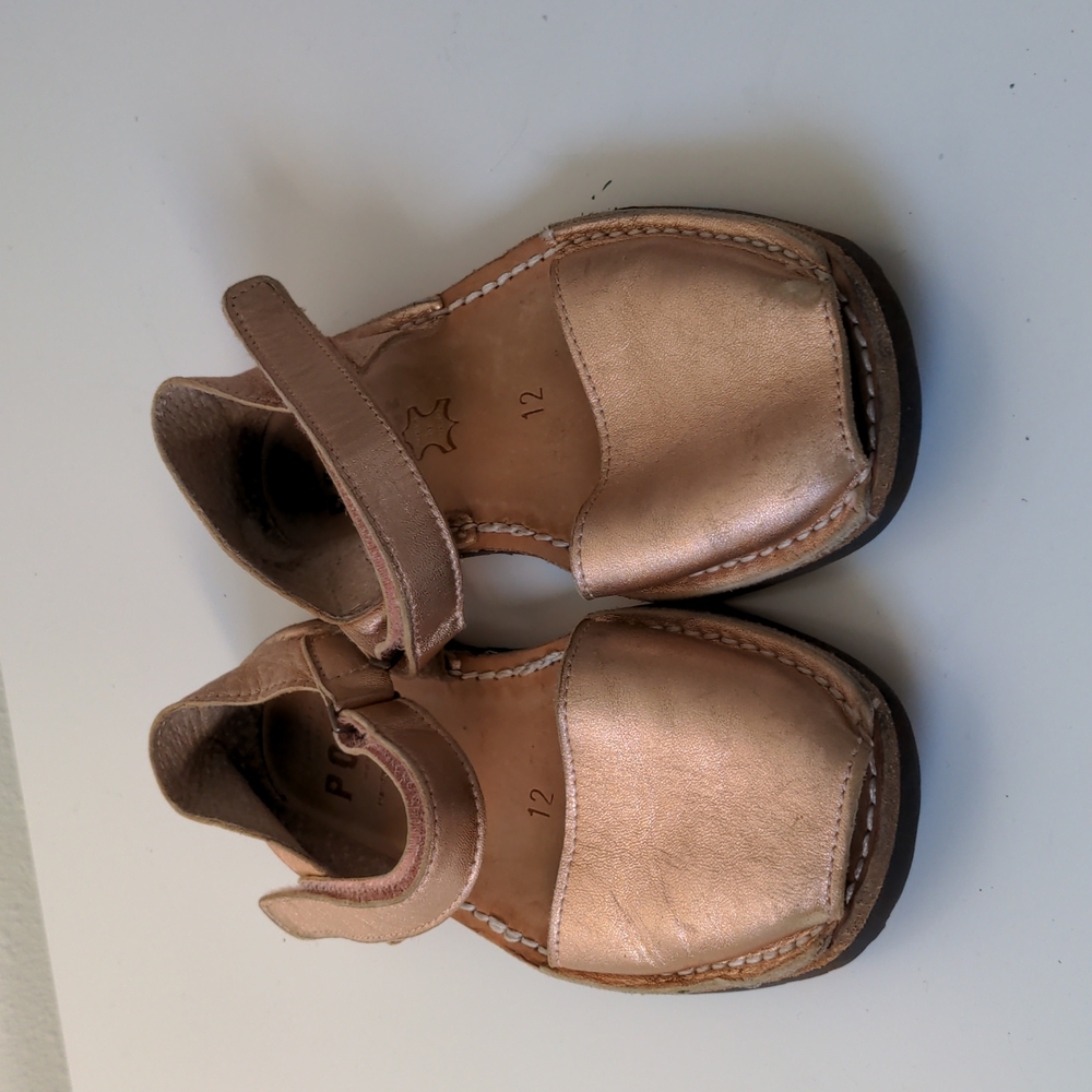 Avarcas Pons Frailera girls leather sandals